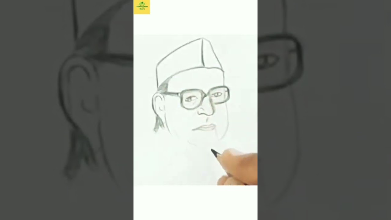Vishnu Prabhakar Sketch | Drawing Vishnu Prabhakar | Vishnu Prabhakar Drawing #shorts