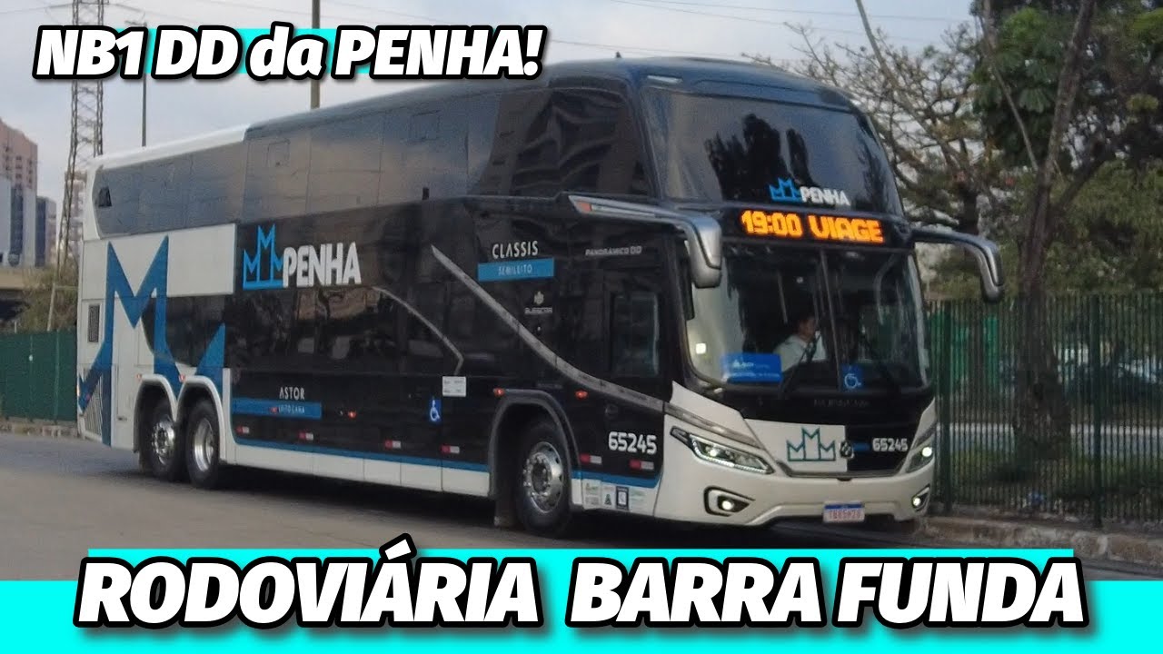 BUSSCAR NB1 DD da PENHA A SERVIÇO DA PRINCESA! MOVIMENTAÇÃO RODOVIÁRIA BARRA FUNDA