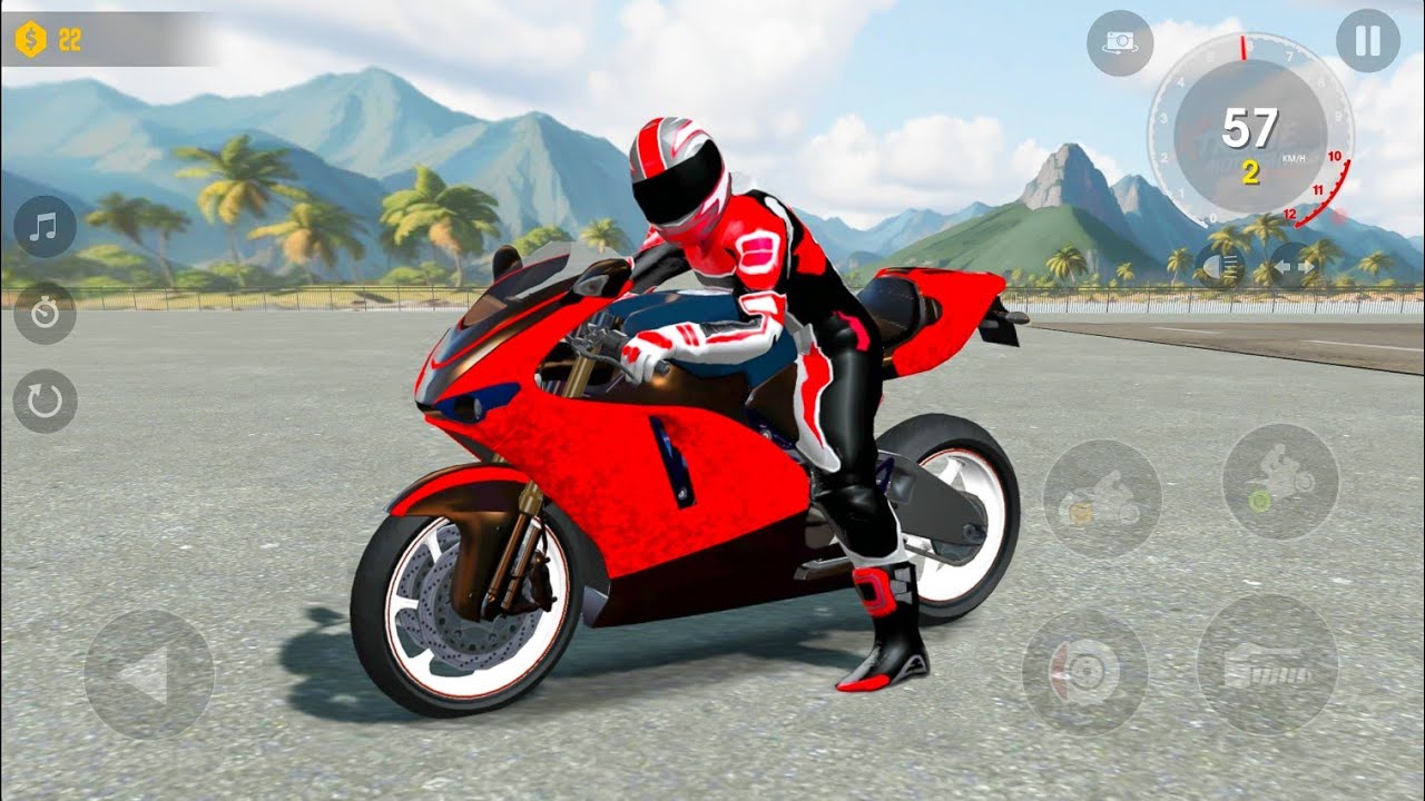 Xtreme Motorbike Highway Police Officer SUV Car Escape One-Wheeling Stunt Simulator Gameplay.