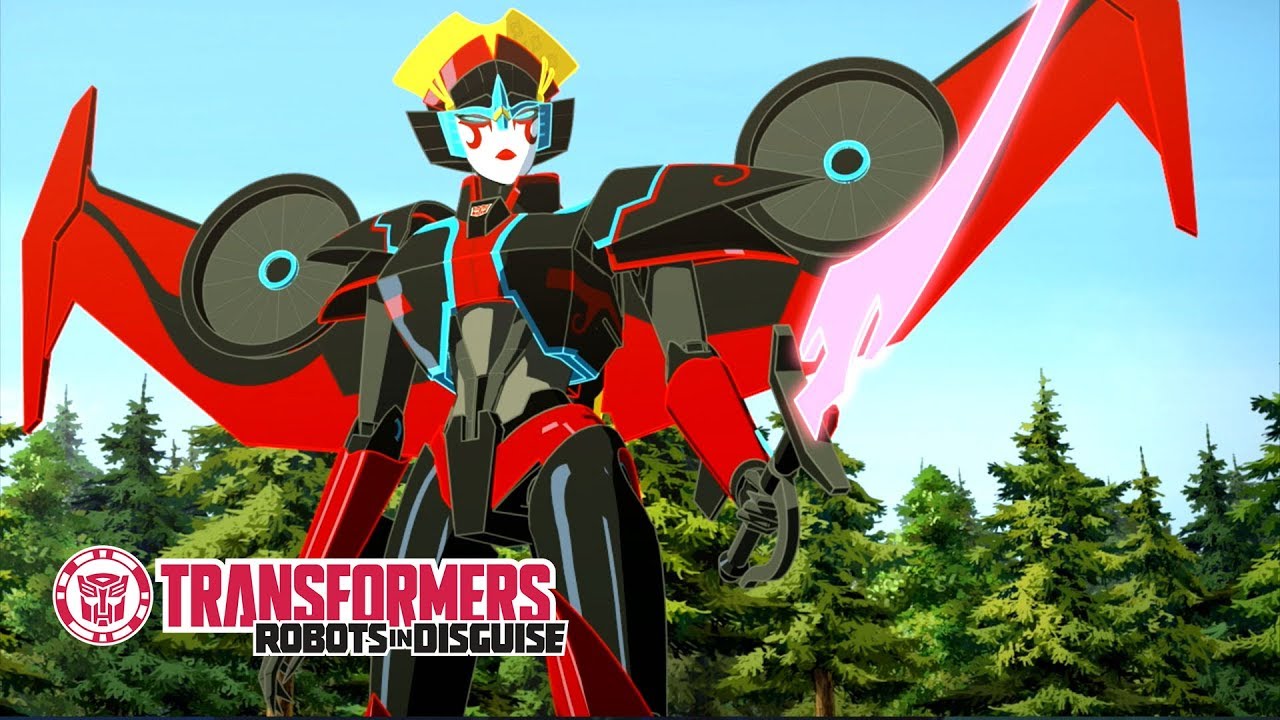 Sideswipe Meets Windblade' Official Clip 👋 Robots in Disguise Season 1 | Transformers Official