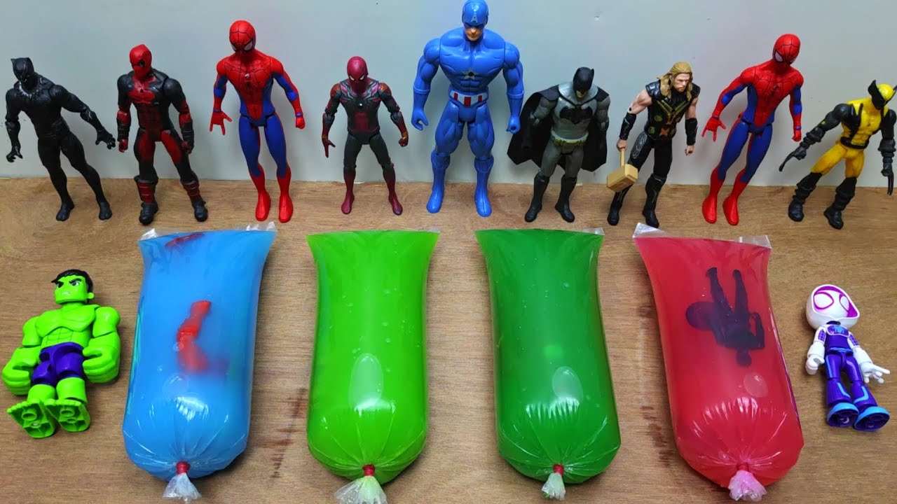 AVENGERS TOYS/Action Figures #20/Unboxing/Cheap Price/Hulk, Spider-Man, Ironman, Wonder Woman