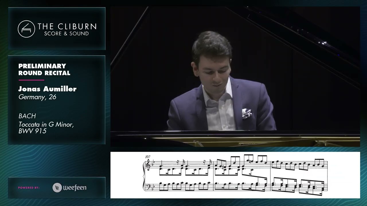 Jonas Aumiller: BACH Toccata in G Minor, BWV 915