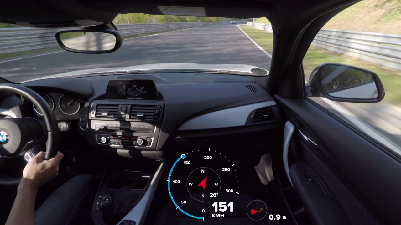 BMW M135i Nürburgring Nordschleife BTG 8.21 on street tyres