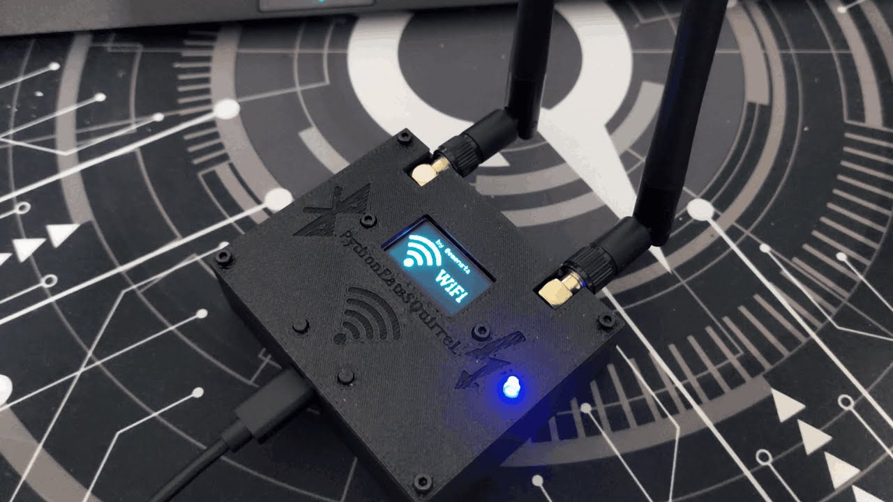 Самодельный глушитель WiFi/Ble/Bluetooth/Drons (2.4) (с дисплеем)