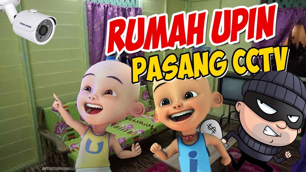 Rumah Upin ipin pasang CCTV , maling ketahuan !! GTA Lucu