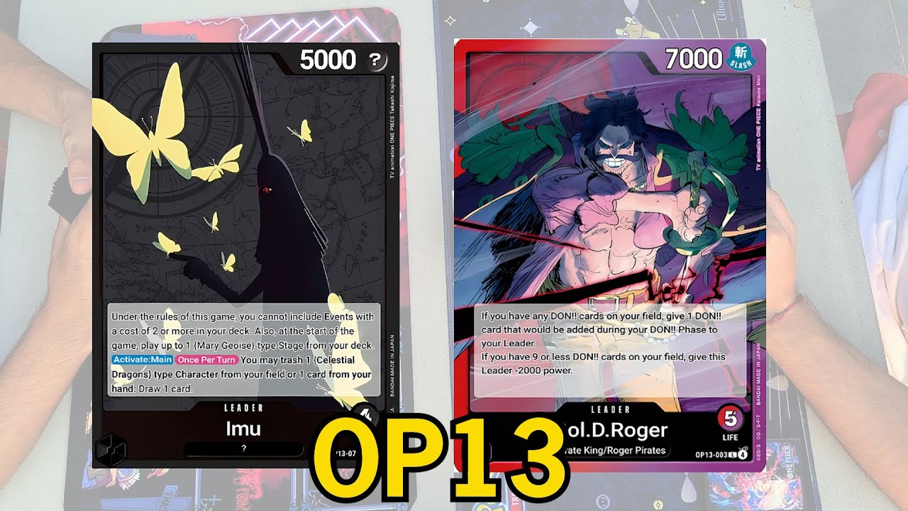 [OP13] Imu vs Gol D.  Roger | Testing the best decks One Piece TCG