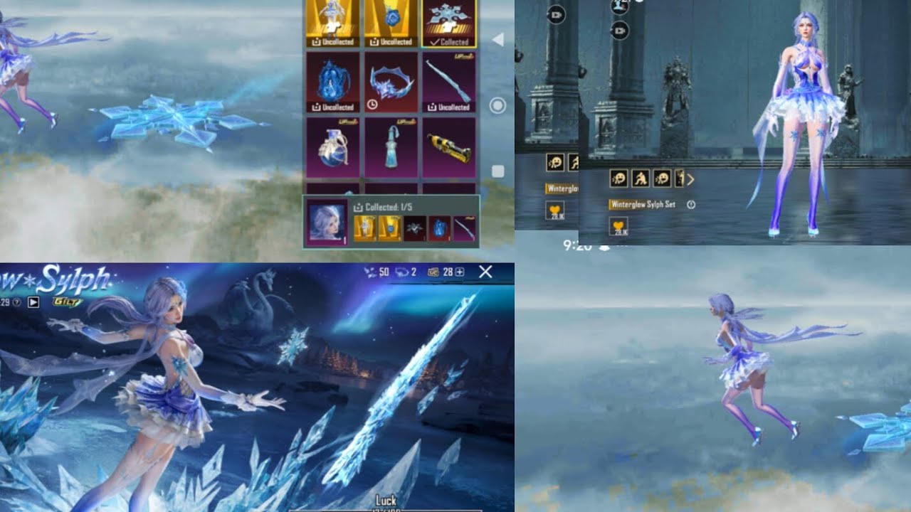 Winter sylph crate opening#bgmi crate opening with 50 uc vouchers and redeem glidder ⛷️skin. 