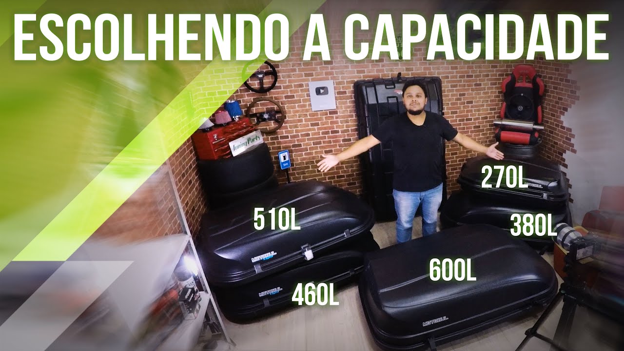 O que cabe DENTRO de um BAGAGEIRO? Testamos a capacidade dos modelos de 270 a 600 Litros da MOTOBUL