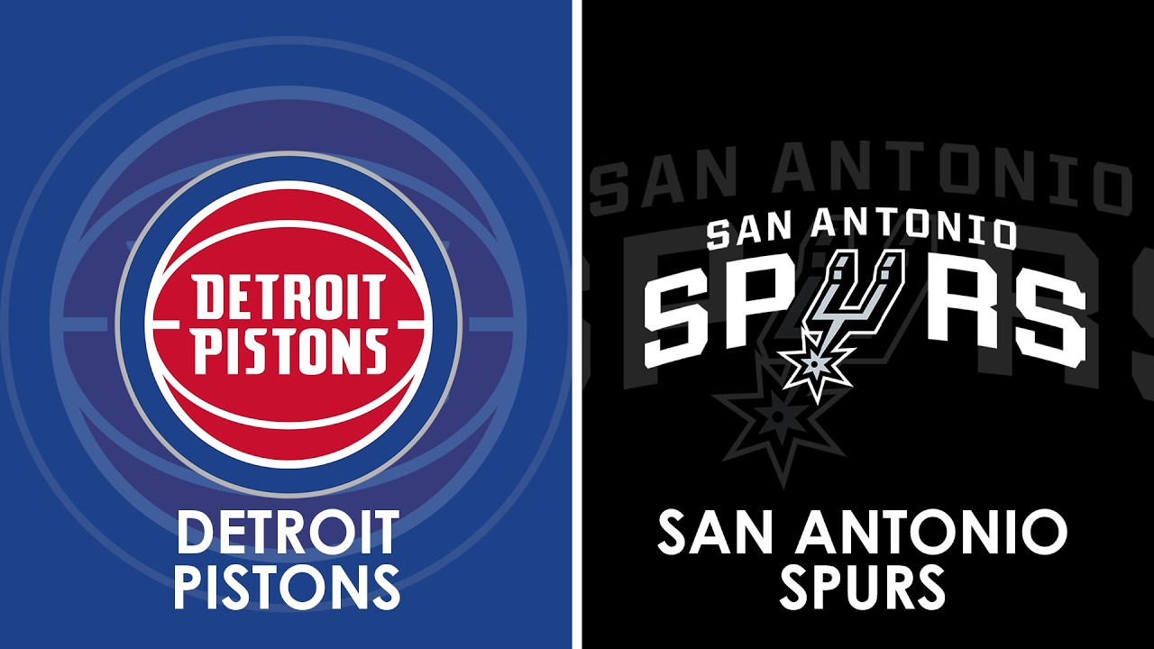Detroit Pistons vs San Antonio Spurs NBA Live Scoreboard