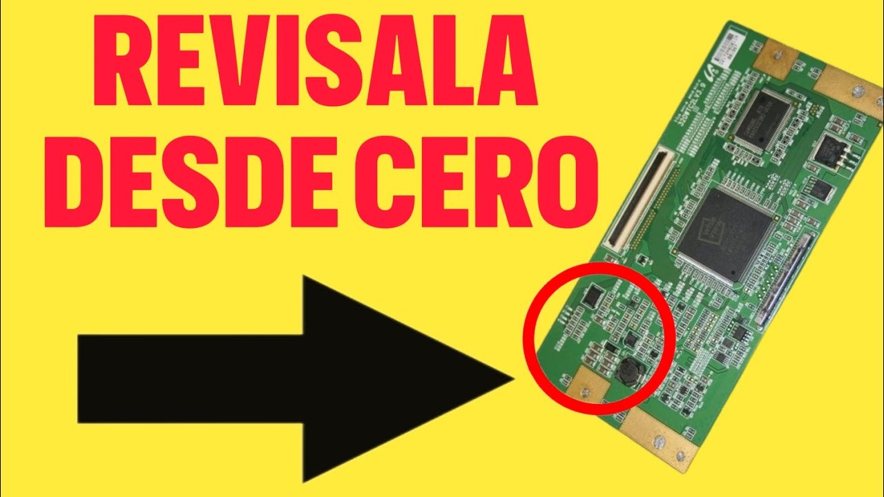 ✅️​Repara CUALQUIER  TARJETA T-CON desde cero con este MÉTODO 