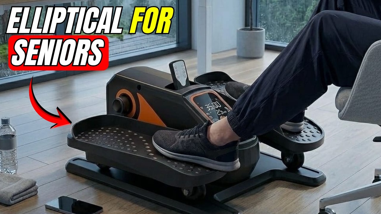 Under Desk Elliptical Review | 15 Speed Electric Seated Pedal Exerciser with Remote