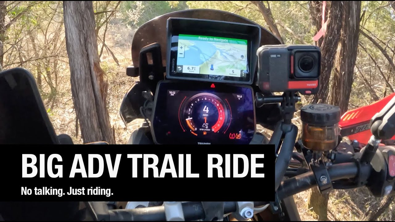 Big ADV Bike on Single Track Trails | POV Tiger 900 Rally Pro