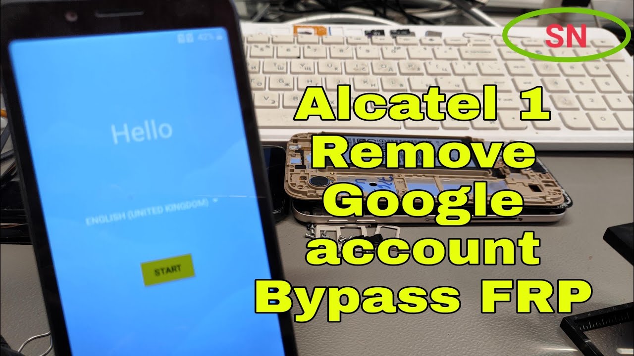 Alcatel 1 5033D/ 5033X/5033G. Remove google account, Bypass FRP. Furious Gold.