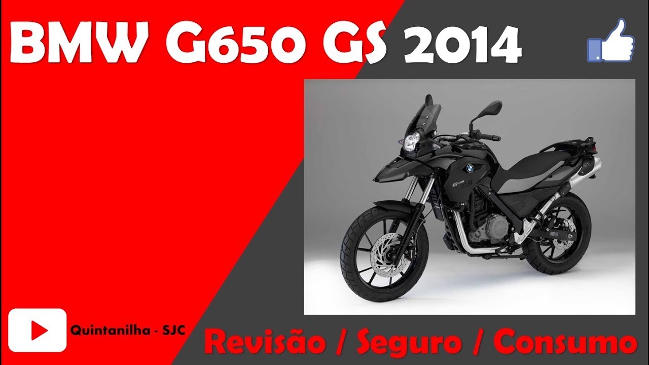 BMW G650 GS 2014 Revis&atilde;o / Seguro / Consumo