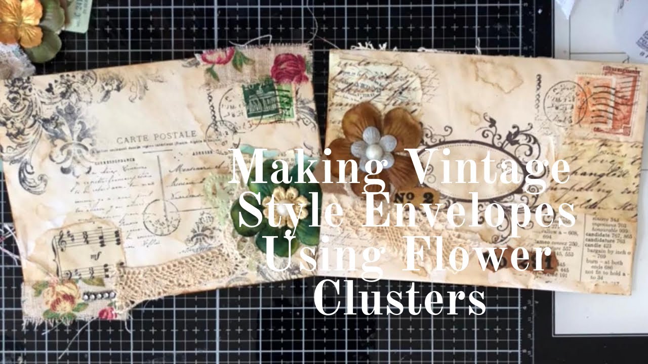 Vintage Envelope Tutorial - Using Clusters