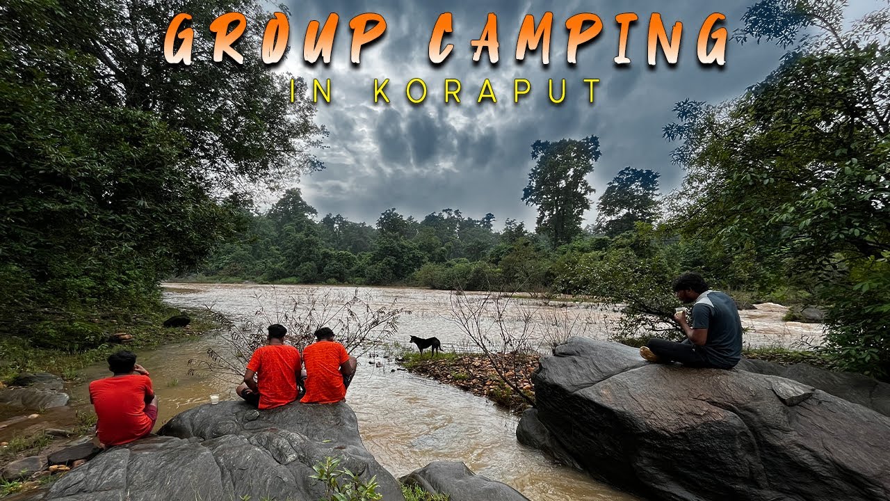 Group Camping in Koraput District during Rainy Season | Saavan Special Camping #campinginindia