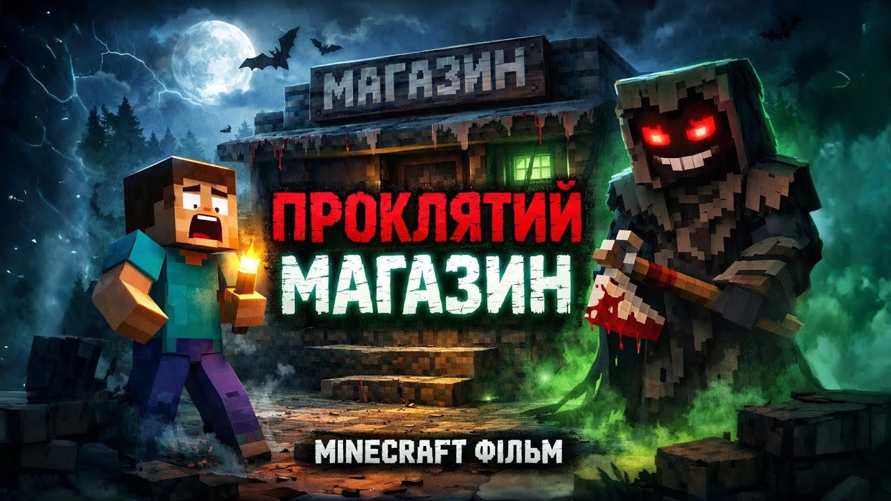 ПРОКЛЯТИЙ МАГАЗИН - КОРОТКОМЕТРАЖКА MINECRAFT (2022)