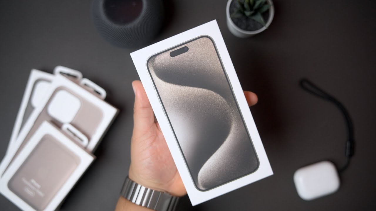 Распаковка iPhone 15 Pro Max (Natural Titanium) и первые впечатления!