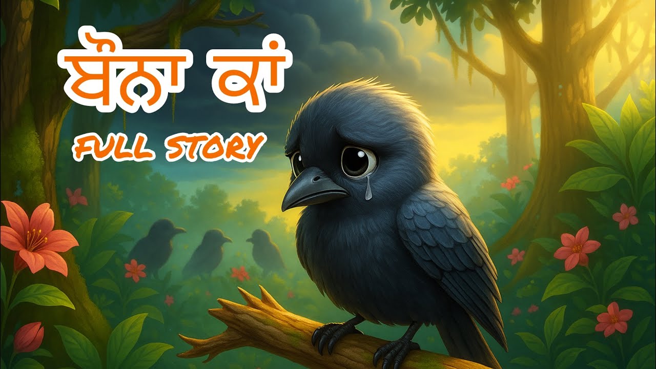 Bona Kaa – The Brave Tiny Crow | Punjabi Kids Story | Must Watch!”