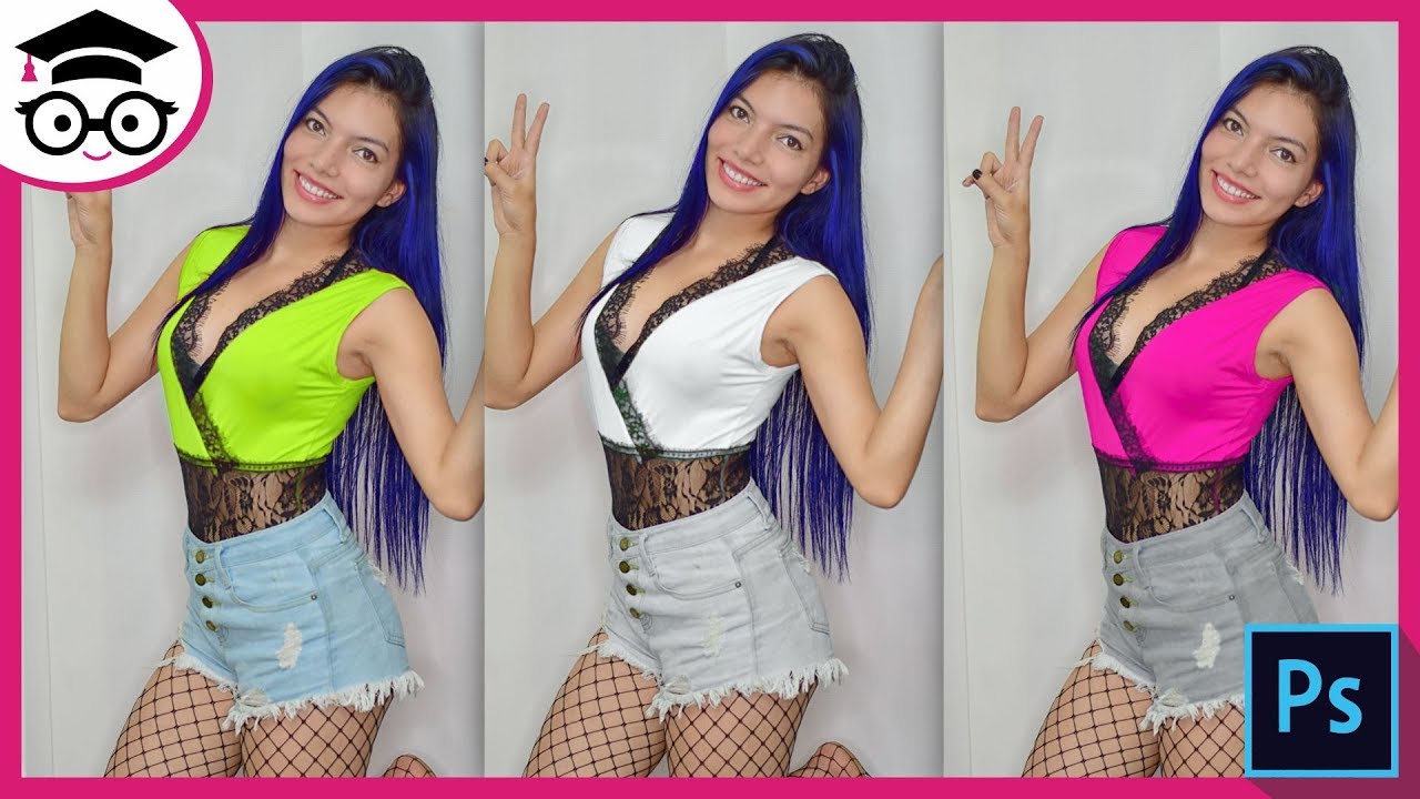 Tutorial Cambiar Color de Ropa con Photoshop - Sandy Olivera