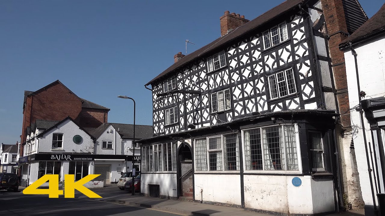 Tenbury Wells Walk: Town Centre【4K】