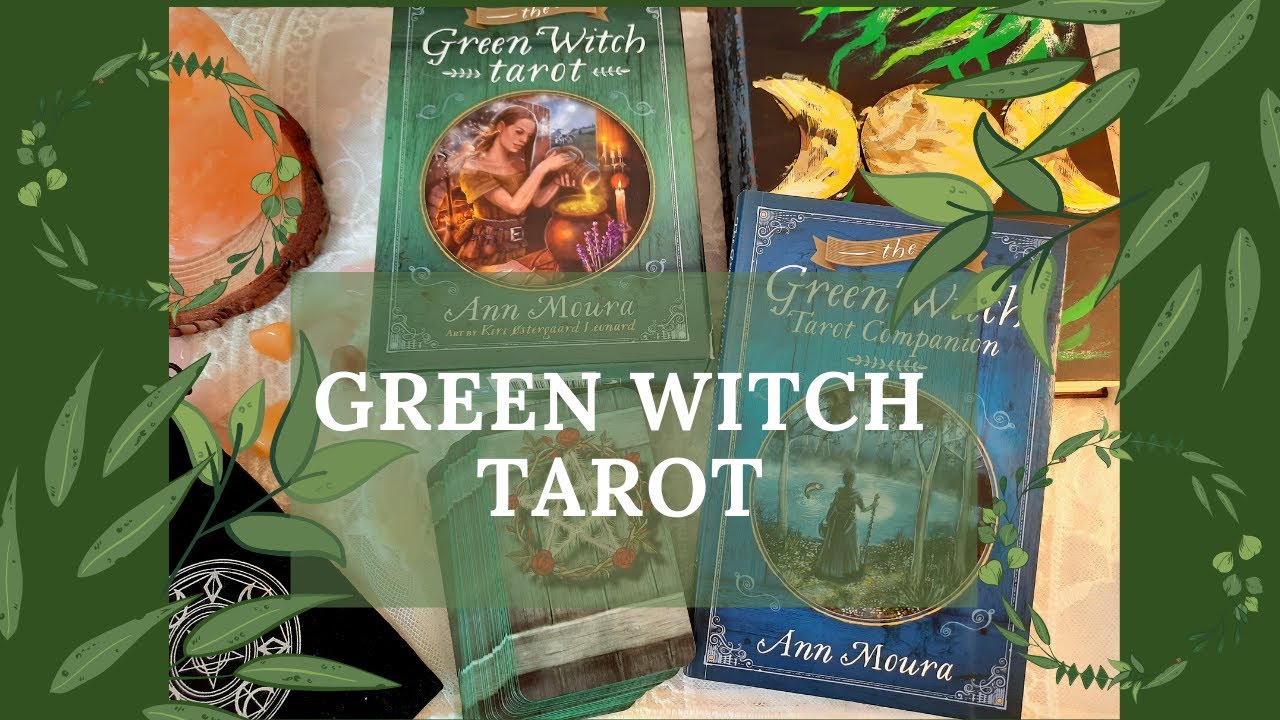 THE GREEN WITCH TAROT COMPANION by Ann Moura║QUICK DECK FLIP THROUGH (No Talking)