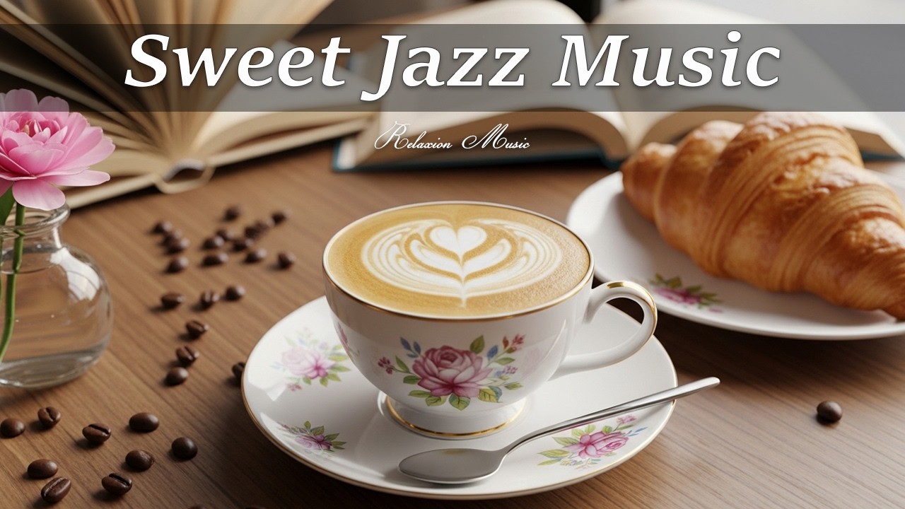 Positive Jazz Music 🌿 Gentle Bossa Nova Coffee Ambience for Peaceful Focus and Happy Mood