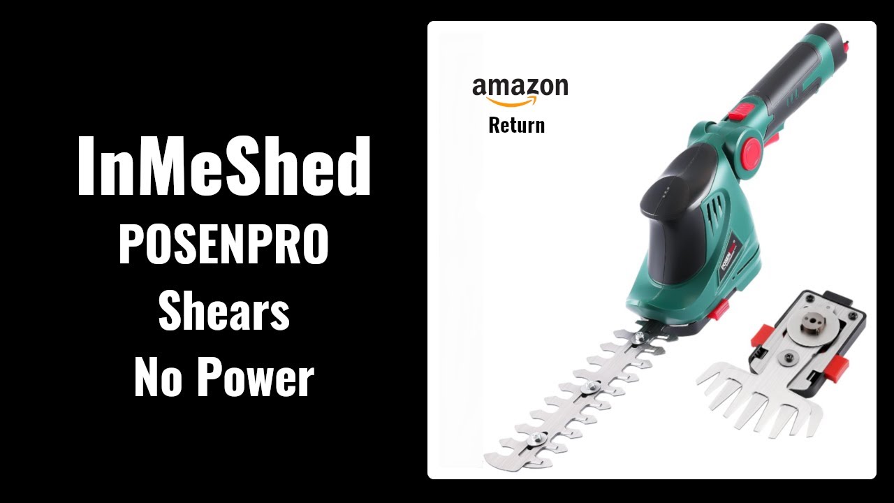 PosenPro Cordless Garden Shears, Faulty, No Power.