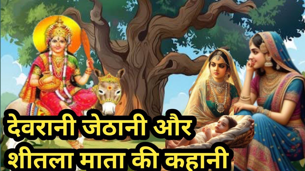 देवरानी जेठानी और शीतला माता की कहानी/बसौड़ा की कहानी शीतला माता की कथा@apnisanskriti1
