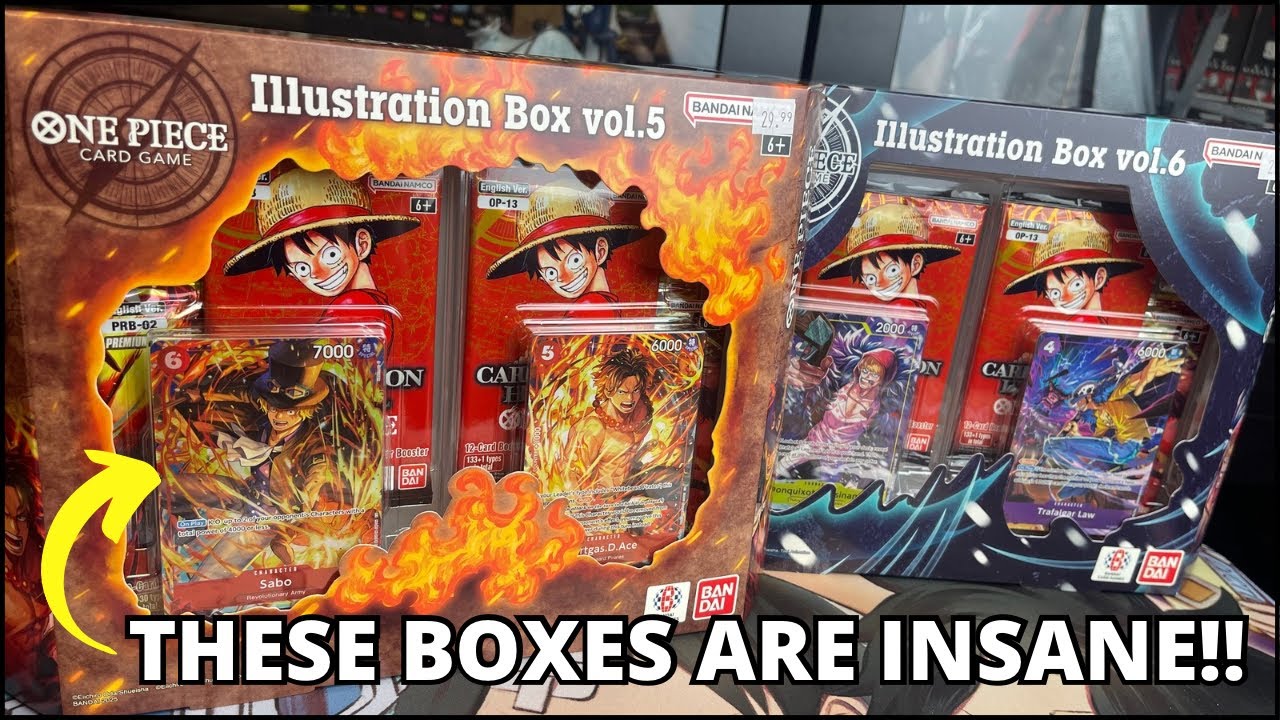 СУМАСШЕДШИЕ выпадения карточек One Piece TCG! Иллюстрированные коробки, тома 5 и 6 🔥