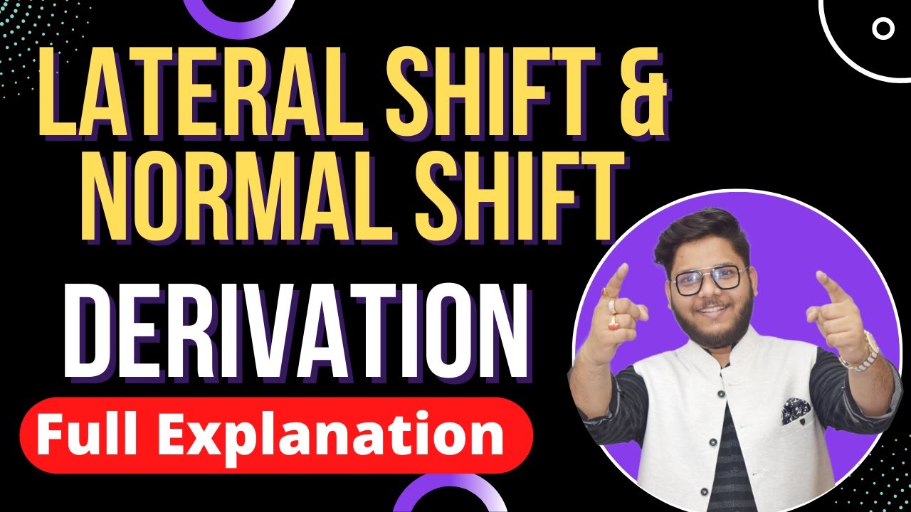 LATERAL SHIFT | NORMAL SHIFT 🔥🔥 DERIVATION | RAY OPTICS