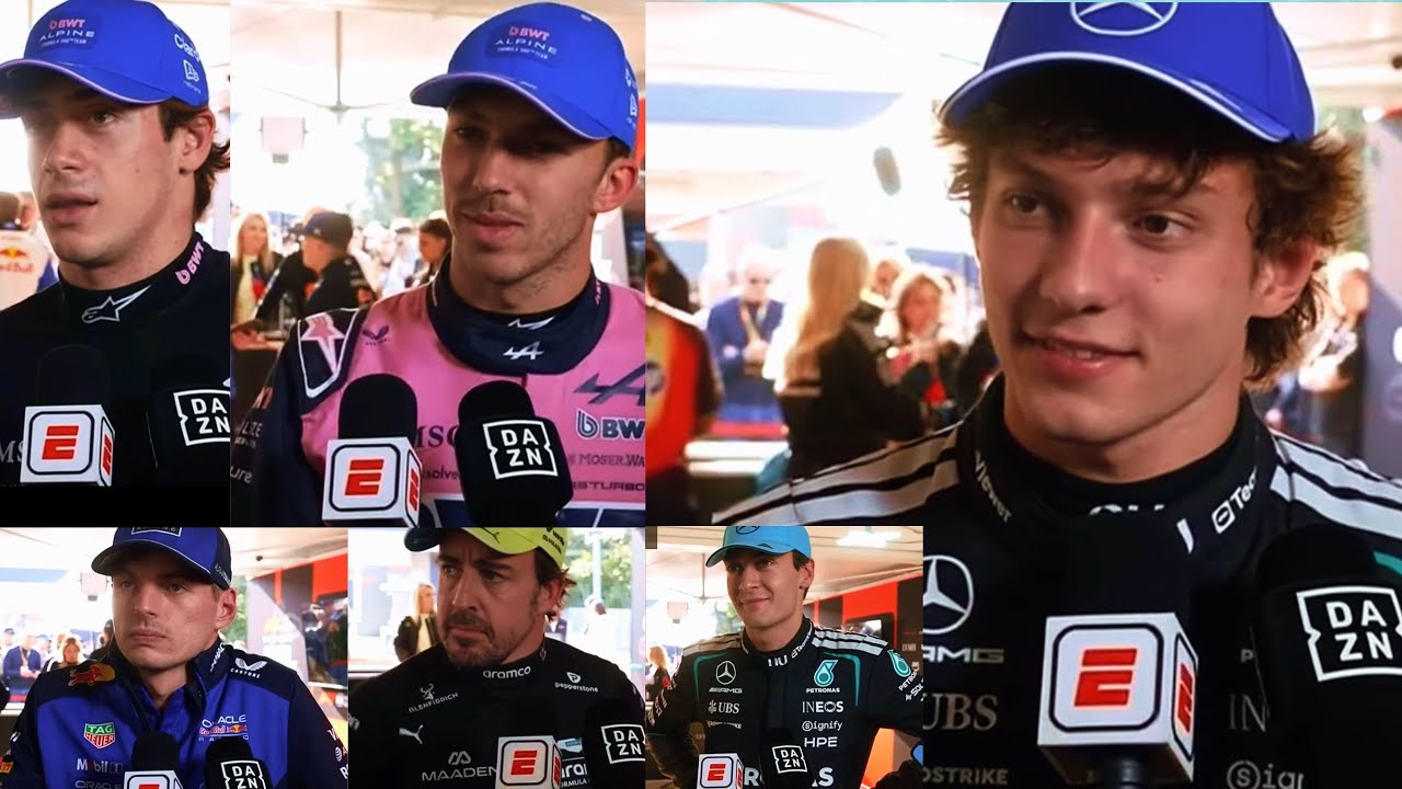 DECLARACIONES DE PILOTOS / GASLY, COLAPINTO, ALONSO, VERSTAPPEN, RUSELL, ANTONELLI
