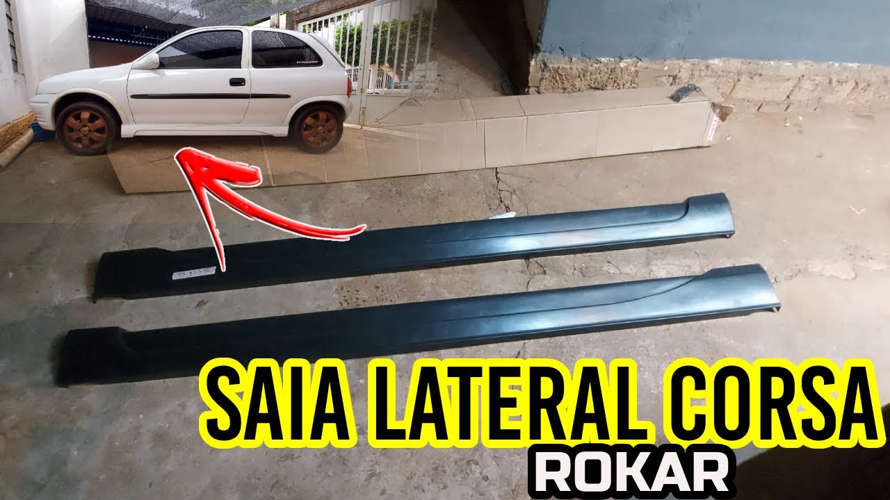 Unboxing Spoiler/saia lateral Rokar corsa