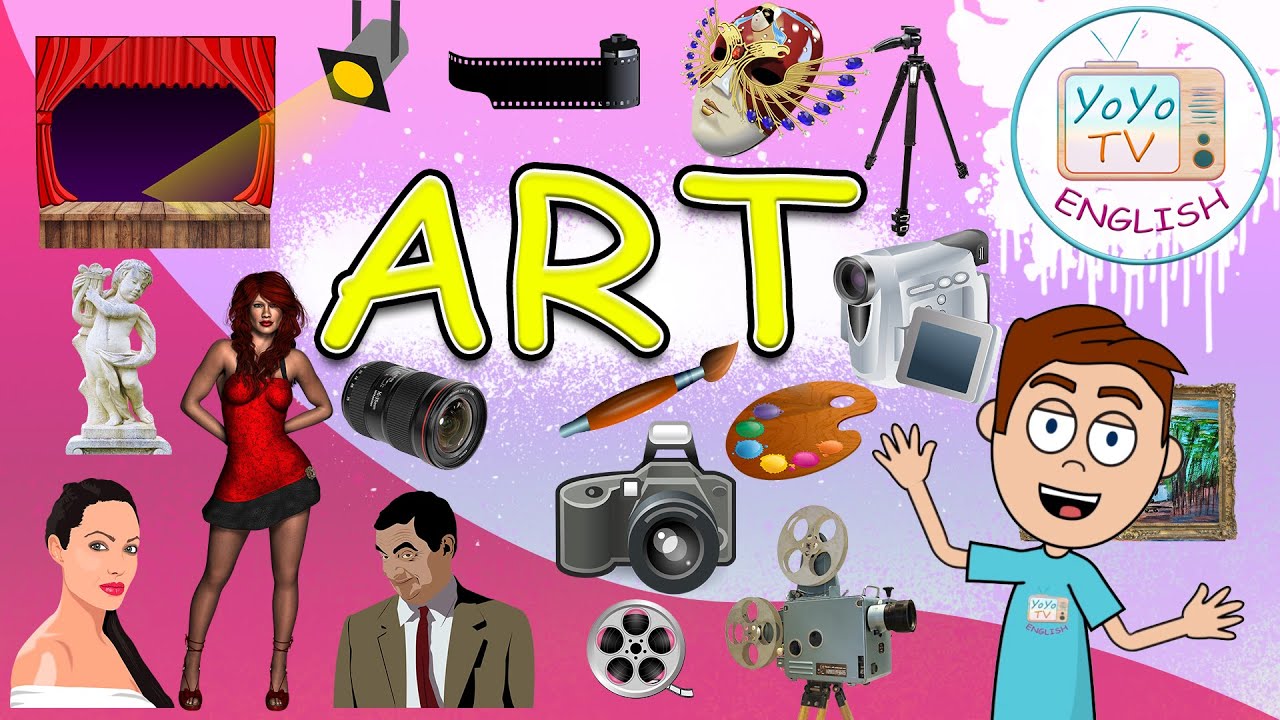 ART vocabulary | related words for artist | art vocabulary english