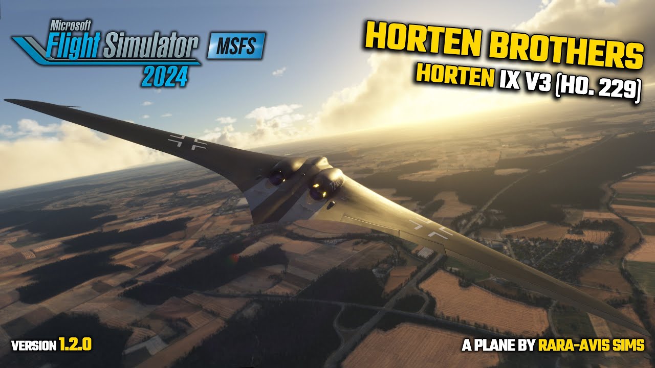 MSFS 2024 - Horten IX V3 (Ho. 229) - Plywood, steel, and a dream