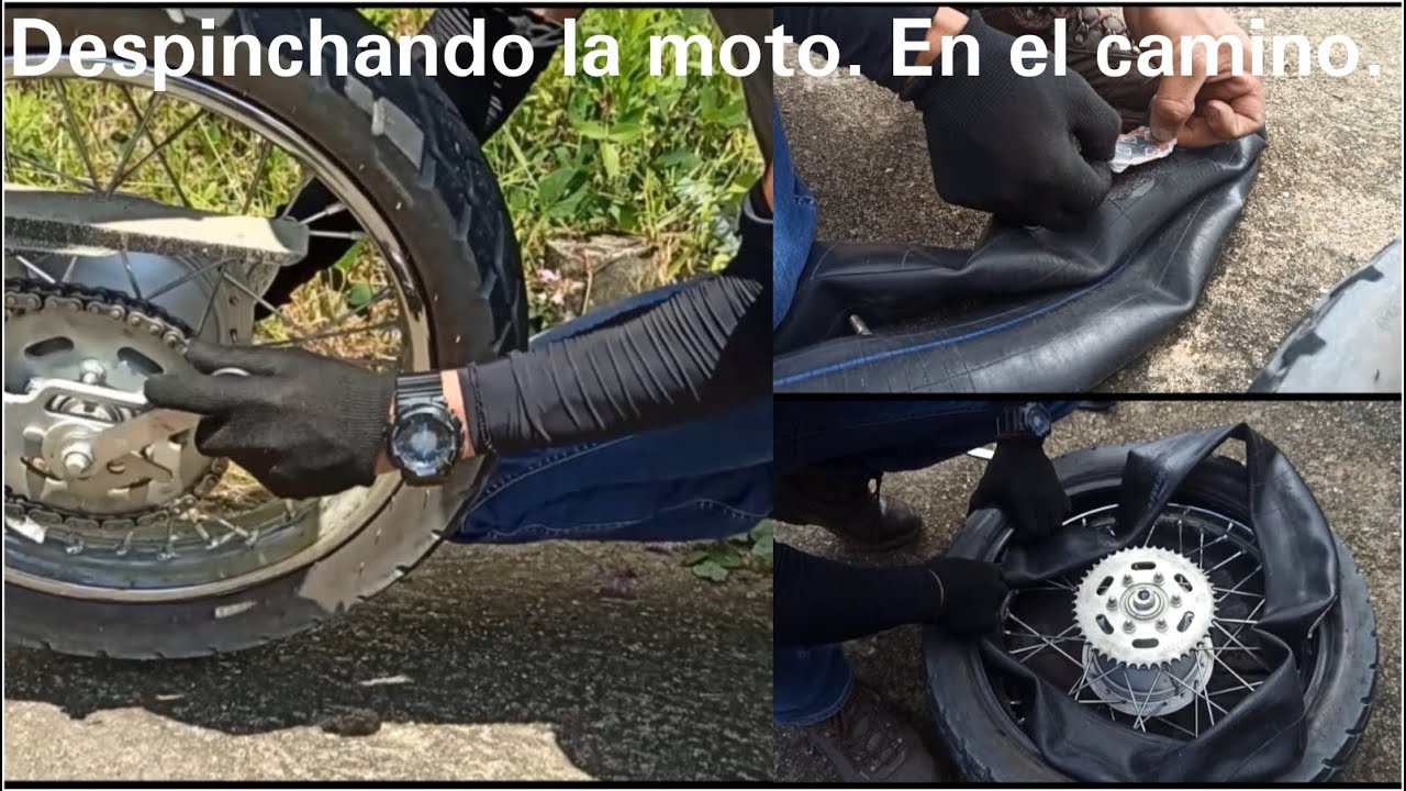 Como despinchar una moto (En carretera). #Ganaderíaymuchomás #xtz150