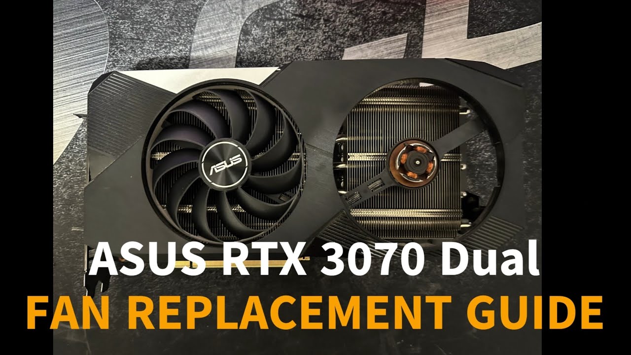 ASUS 3070 broken fan replacement guide