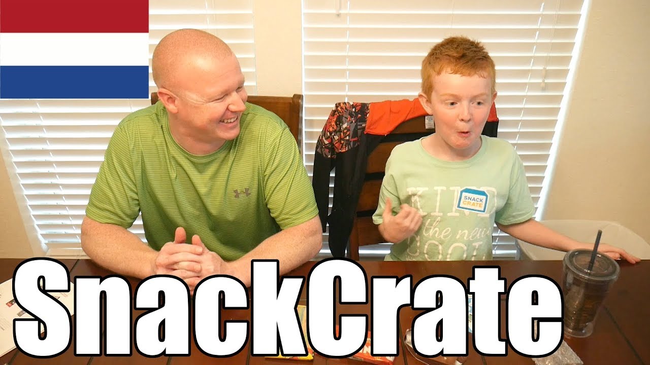 Snack Crate — Нидерланды — Американцы пробуют голландские закуски #SnackCrate
