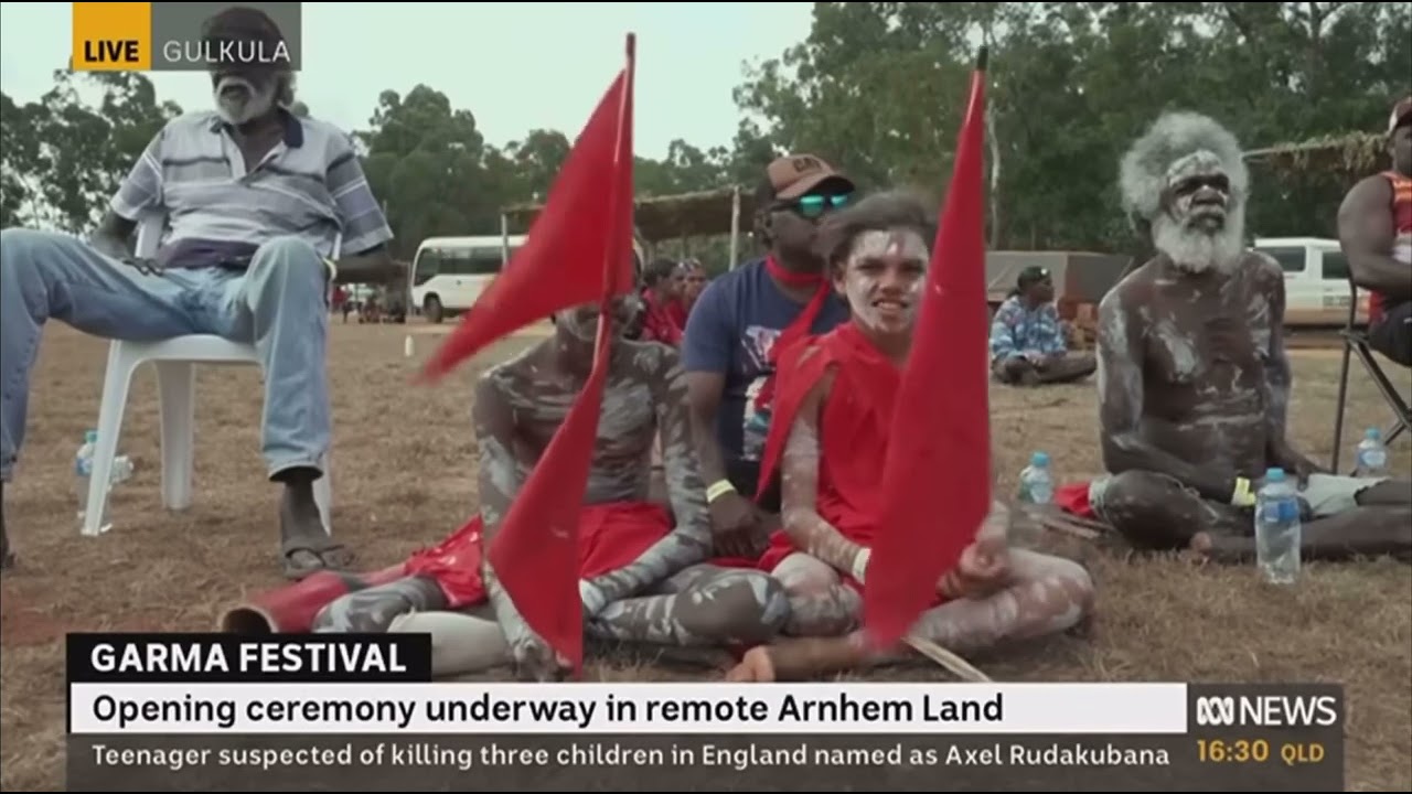 Live rolling coverage of the 2024 Garma opening ceremony, with Carly Williams and Dan Bourchier