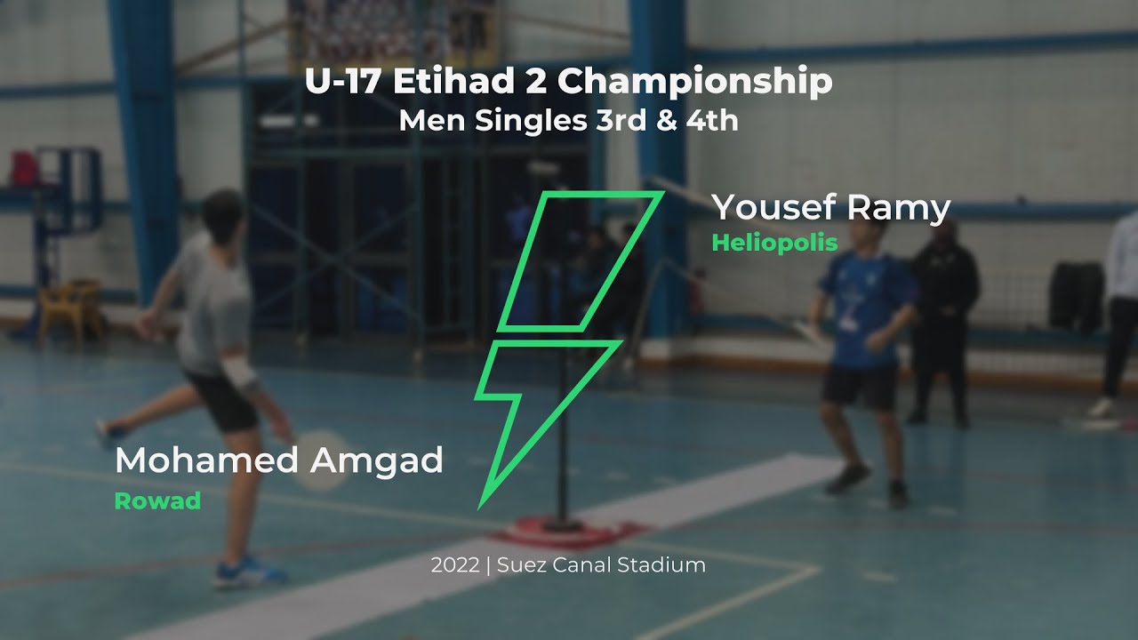 Speedball | Mohamed Amgad vs Yousef Ramy | Full Match | 2022 Etihad 2 U-17 3rd & 4th