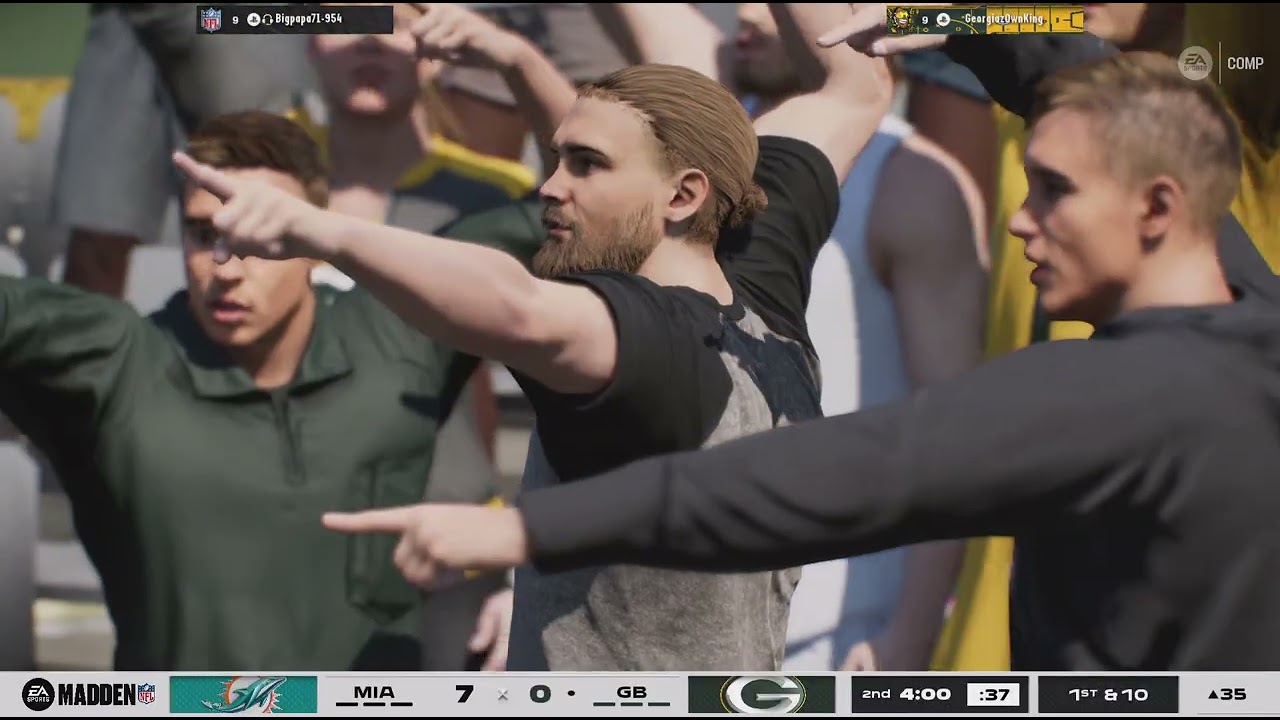 Madden NFL 26_H2H Miami vs Green Bay