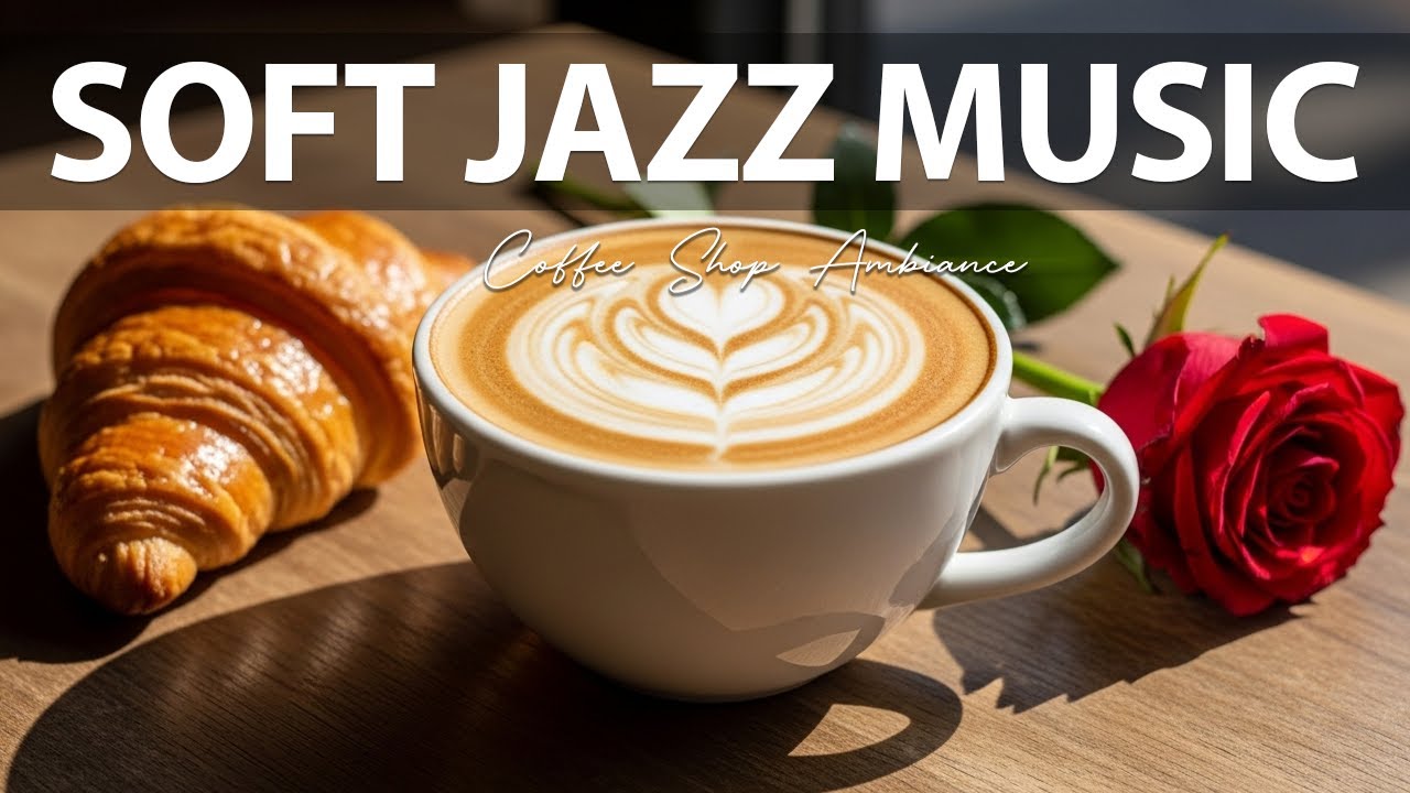 Soft Jazz Music ☕ Coffee Shop Ambiance - Happy Bossa Nova Instrumental for Studying
