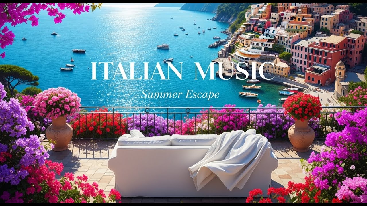 🎶 Tuscany Breeze & Italian Lounge 🎶 2+ Hours Scenic 4K