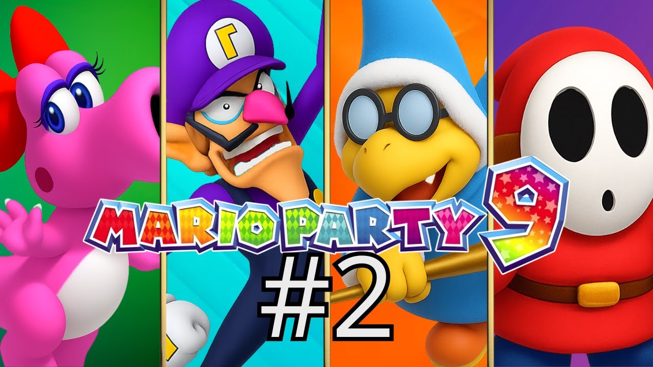 Birdo vs Waluigi vs Kamek vs Shy Guy (4 CPU Battle 2, Master Diff) - Mario Party 9