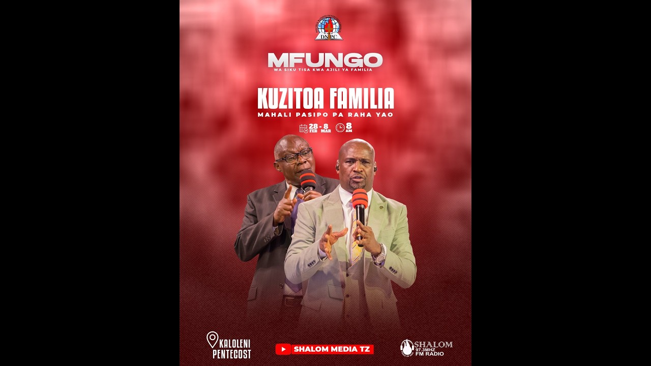 🔴#LIVE: IBADA YA MFUNGO WA KUZITOA FAMILIA ZETU MAHALI PASIPO PA RAHA YAO | DAY 1 |  28-02-2026
