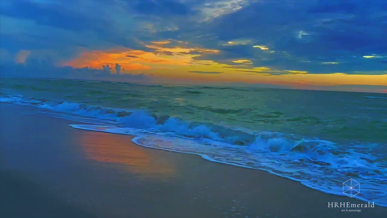 Hawaii Sunset Beach Waves &bull; Meditation &bull; Peaceful &bull;&nbsp;Artist Kaia Emerald