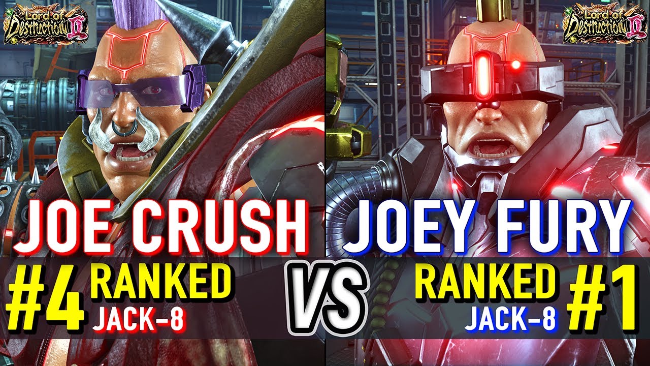 T8 🔥 JOE CRUSH (#4 Ranked Jack-8) vs JOEY FURY (#1 Ranked Jack-8) 🔥 Tekken 8 High Level Gameplay