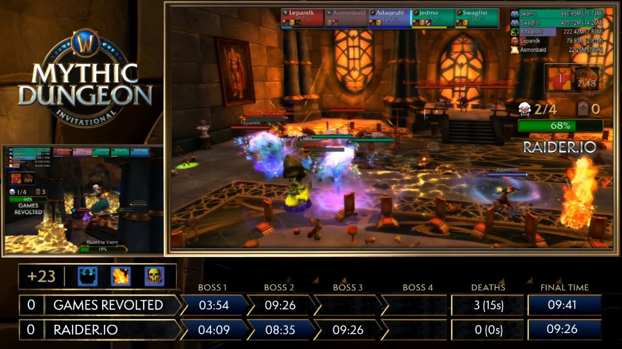 Europe! MDI Mythic Dungeon Invitational! Games Revolted vs Raider!