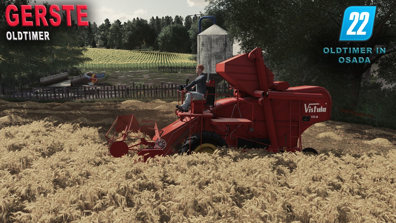 LS22  - Oldtimerfarm - von Klein zu groß! -  TAG1 - Gerste dreschen!