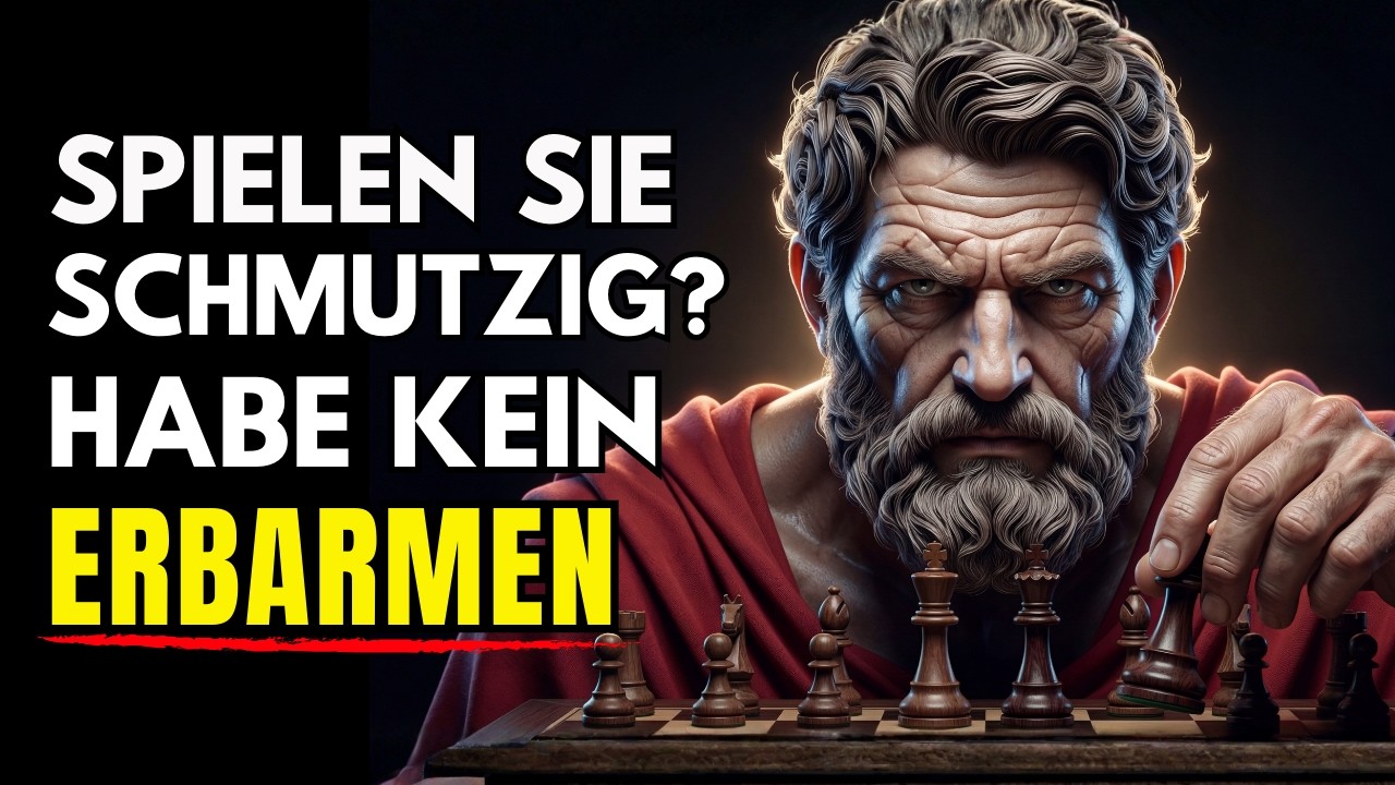 WENN SIE SCHMUTZIG SPIELEN, NUTZE DIESE 10 PSYCHOLOGISCHEN TRICKS VON MARCUS AURELIUS | STOIZISMUS